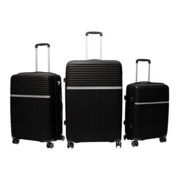 Aga Travel Komplet potovalnih kovčkov MR4679 Črna