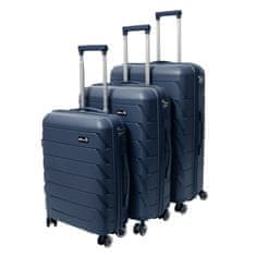 Aga Travel Komplet potovalnih kovčkov MR4675 Temno modra