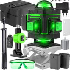 LIVEFY MG Laser Level laserska vodna tehtnica, črna