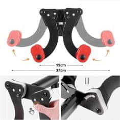 MG Bike Hander V2 držalo za kolo, črna/rdeča