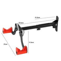 MG Bike Hander V2 držalo za kolo, črna/rdeča