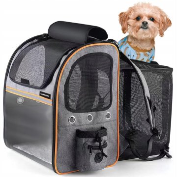MG Animal Backpack V1 transportna torba za pse in mačke, siva