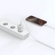 Tech-protect NCM33W polnilnik USB / USB-C 33W PD QC, bela