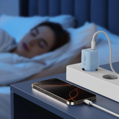 Tech-protect NCM33W polnilnik USB / USB-C 33W PD QC, svetlomodro