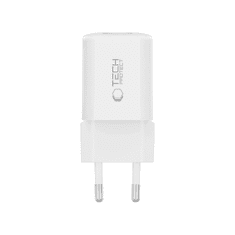 Tech-protect NCM33W polnilnik USB / USB-C 33W PD QC, bela