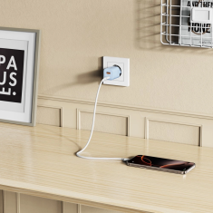 Tech-protect NCM33W polnilnik USB / USB-C 33W PD QC, svetlomodro