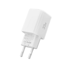 Tech-protect NCM33W polnilnik USB / USB-C 33W PD QC, bela