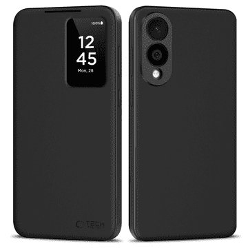 Tech-protect Smart Wallet knjižni ovitek za Samsung Galaxy S25 Edge, črna