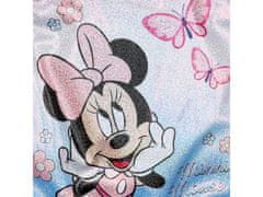 Disney DISNEY Minnie Mouse Modra obleka iz tila s kratkimi rokavi, dekliška obleka 116cm