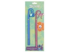 Disney DISNEY Sitch 2x Gel pisalo s figuro, modro črnilo, silikonsko šolsko pisalo 