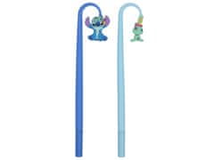 Disney DISNEY Sitch 2x Gel pisalo s figuro, modro črnilo, silikonsko šolsko pisalo 