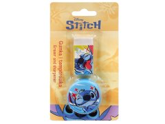 Disney DISNEY Stitch KOMPLET šolskih potrebščin: šilček za svinčnike, šilček za barvice + radirka 