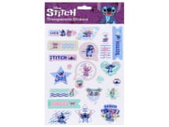 Disney DISNEY Stitch Prozorne nalepke za dekoracijo, za večkratno uporabo KOMPLET 63 KOSOV 