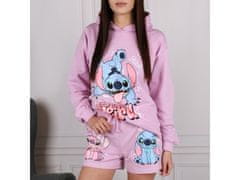 Disney DISNEY Stitch BOMBAŽNA majica s KAPUCO za deklice, natakne se čez glavo, 100 % BOMBAŽ 146-152cm