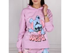 Disney DISNEY Stitch BOMBAŽNA majica s KAPUCO za deklice, natakne se čez glavo, 100 % BOMBAŽ 146-152cm