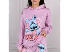 Disney DISNEY Stitch BOMBAŽNA majica s KAPUCO za deklice, natakne se čez glavo, 100 % BOMBAŽ 146-152cm