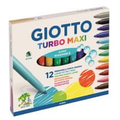 VSE ZA ŠOLO Flomaster šolski giotto 1/12 maxi debeli
