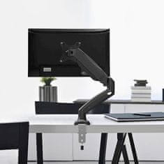 Uvi Desk VESA nosilec s plinsko vzmetjo za en monitor, od 43,18 cm (17) do 81,28 cm (32) (UVIDVGSDM) - odprta embalaža