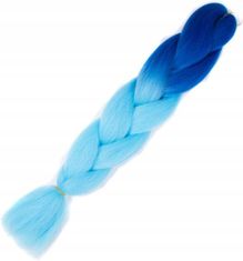 Korbi Podaljšani sintetični lasje, temno modro-modra kita 130 cm, WA12