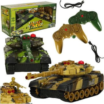 Ikonka Aga RC Vojni tank set 9993 2.4GHz