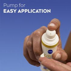 Nivea Dnevni fluid za obraz SPF 50 Q10 proti gubam Expert (dnevni UV fluid) 40 ml