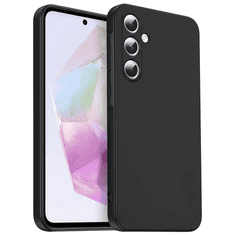 Onasi Silikonski ovitek za Samsung Galaxy A56 - mat liquid črn