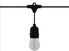 Verkgroup Vrtna LED girlanda z žarnicami 10 x E27 10m IP44