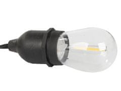 Verkgroup Vrtna LED girlanda z žarnicami 10 x E27 10m IP44