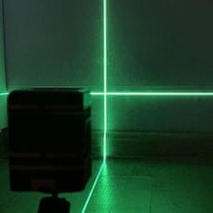BIGSTREN Elektronski križni zeleni laserski nivelir z torbo