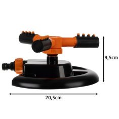 Gardenica Sprinkler 3-kraki vrtljivi pršilnik