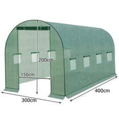 Gardenica Folija za rastlinjak 4x3x2m