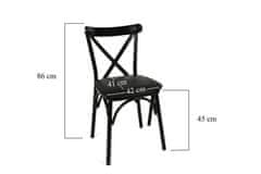 Woody Fashion Komplet stolov (4 kosi)