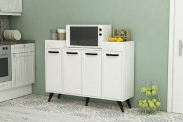 Woody Fashion Večnamenska omara, Visar - bela