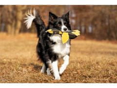 FENICA PafDog Duck Doris Pasja igrača iz usnja in jute 30cm