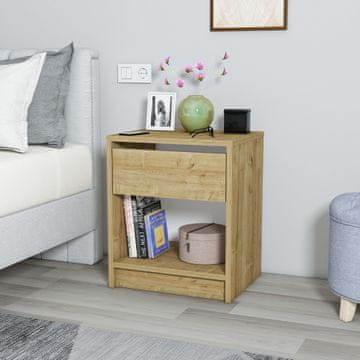 Woody Fashion Nightstand Cedrus - Oak