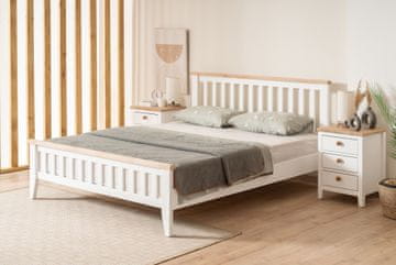 Woody Fashion Double Bedstead Inci Modern Country - 120 x 200