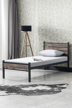 Woody Fashion Single Bedstead K300 - Black (100 x 200)