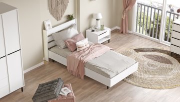 Woody Fashion Single Bedstead On13-W