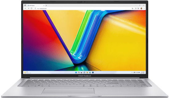 ASUS Vivobook X1704VA-AU551 prenosnik, i5-1334U, 17,3, 16GB, 512GB, FreeDos (90NB10V1-M00SR0)