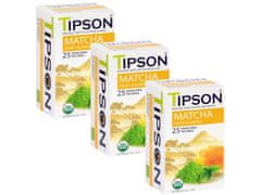 Basilur Tipson Matcha - Ekološki čaj z limono in medom v vrečkah, NARAVNI, 25x1,5g