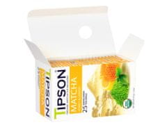 Basilur Tipson Matcha - Ekološki čaj z limono in medom v vrečkah, NARAVNI, 25x1,5g