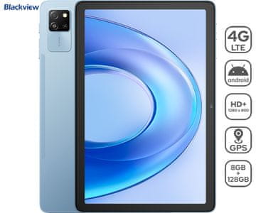 Blackview TAB 60 PRO tablični računalnik, 25,65cm(10.1), 4G LTE, 8GB+128GB, HD+, ovitek, moder