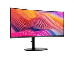 MSI Zaslon Modern MD342CQP / 34" / UWQHD / VA / 120Hz / 1ms (MPRT) / ukrivljen / črn - nastavljiv po višini - PD 98W