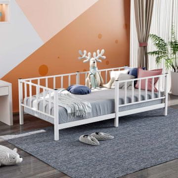 Woody Fashion Baby Bedstead Montessori - White 90x190