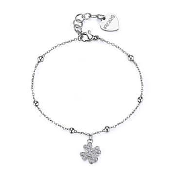 S'Agapõ Očarljiva ženska zapestnica Štiriperesna deteljica Čarovnica SWH14