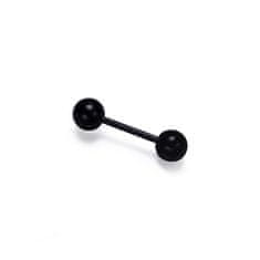 S'Agapõ Črni piercing enojni uhan Rogue SRG26