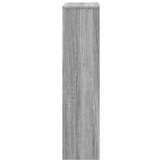Vidaxl Pokrov za radiator siv sonoma 78x20x82 cm inženirski les