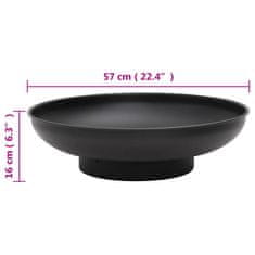 Vidaxl Ognjišče 57 cm jeklo
