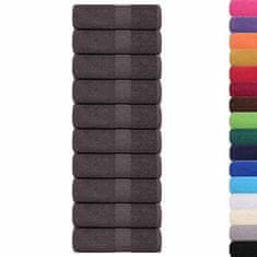 Vidaxl Brisače za goste 50 kos FROGN antracit 30x50 cm 100% bombaž