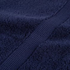 Vidaxl Komplet brisač iz bombaža 12-delni SOLUND mor. modra 600 gsm